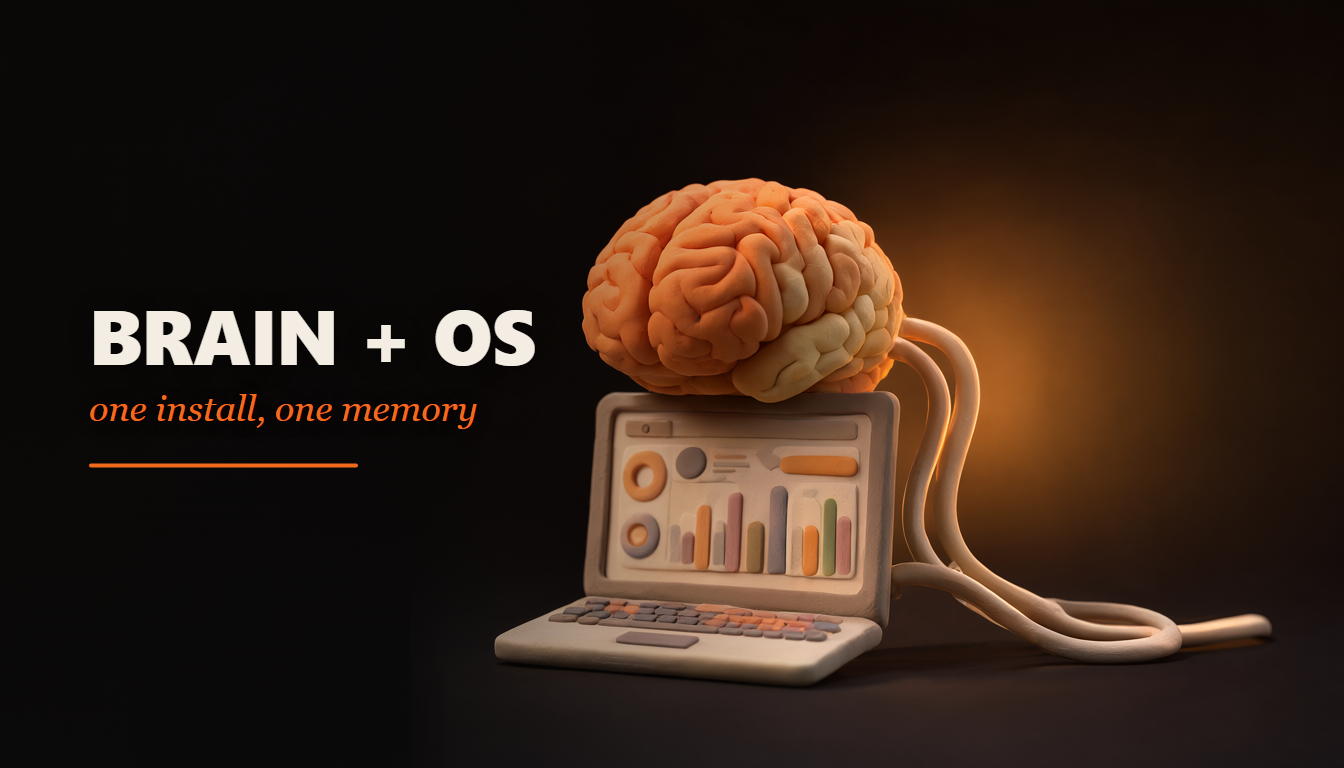 The Brain and the OS, on One Computer