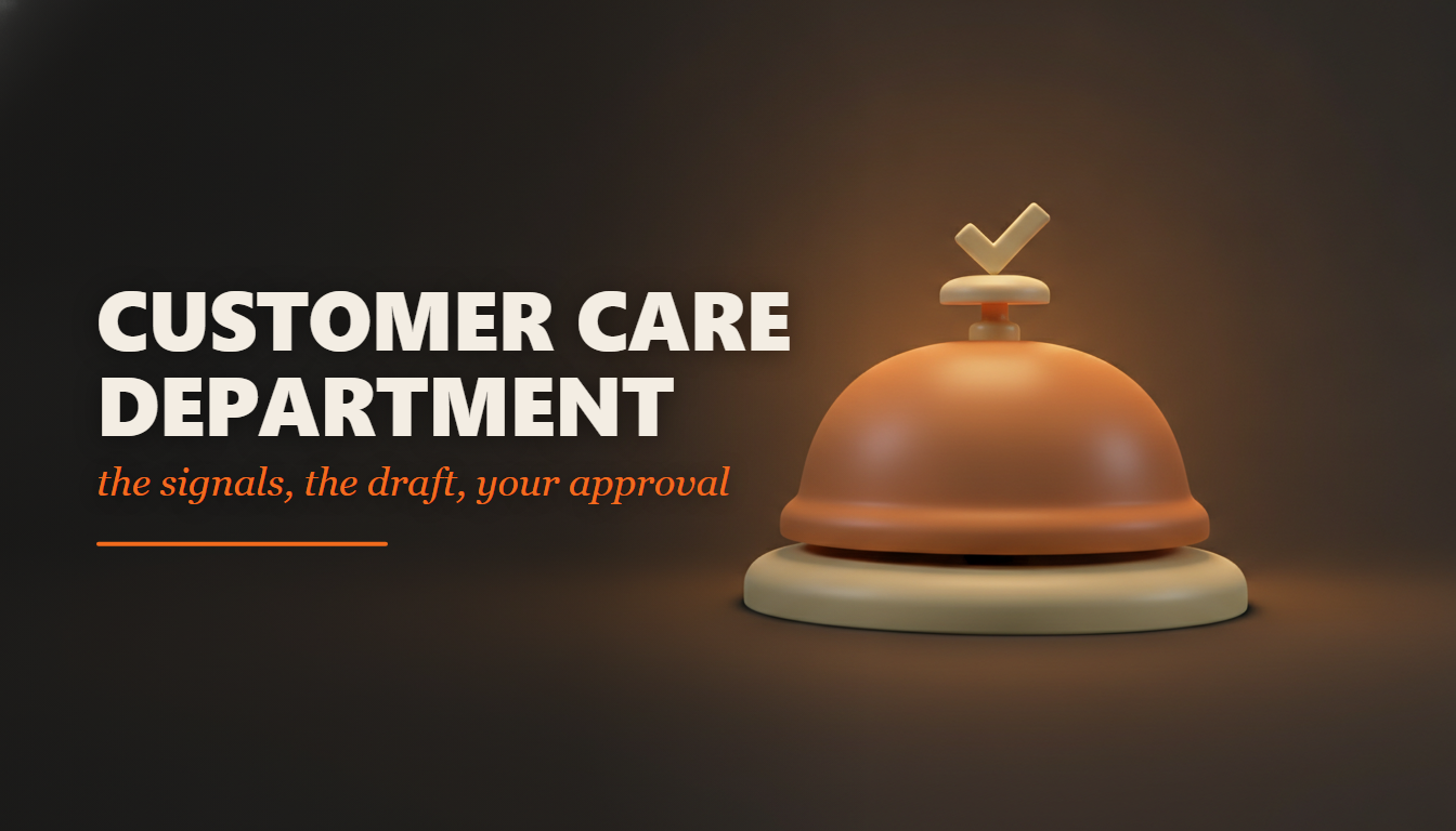 The AI Customer Care Department