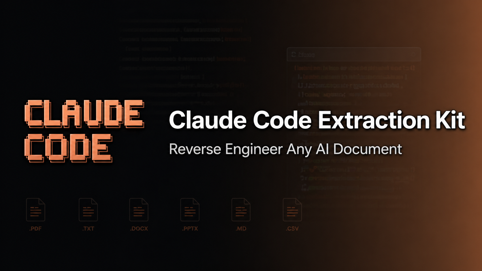 Cover image for Claude Code Extraction Kit